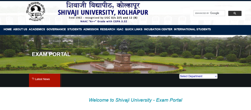 phd result shivaji university