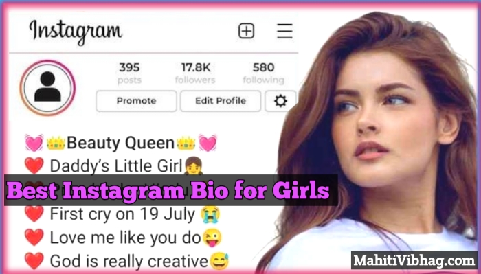 Instagram Bio for Girls 